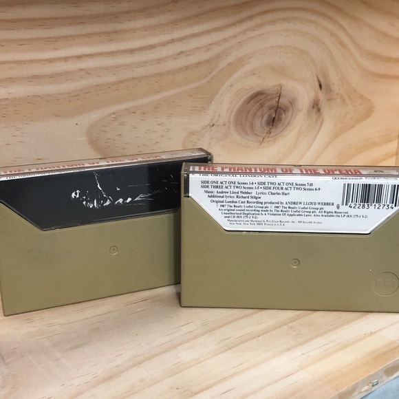 Phantom of the Opera 1987 2 Tape Set Cassette Theater Andrew Lloyd Weber - Picture 4 of 7